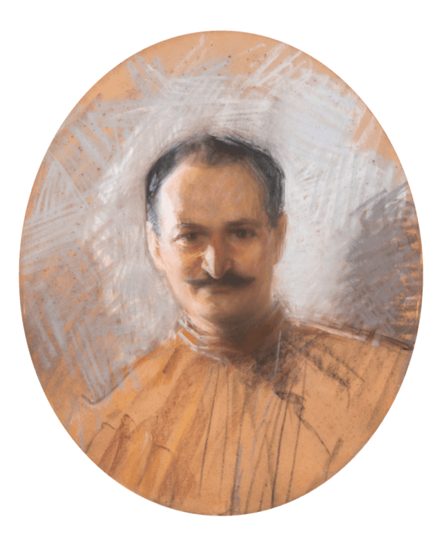 Mihri Müşfik Hanım'ın 1915 tarihli Tevfik Fikret portresi